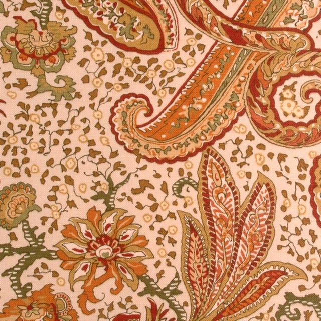 Paisley - Spice Upholstery Fabric