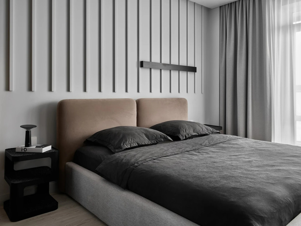 Дизайн проект квартиры 60м2 . Спальная комната