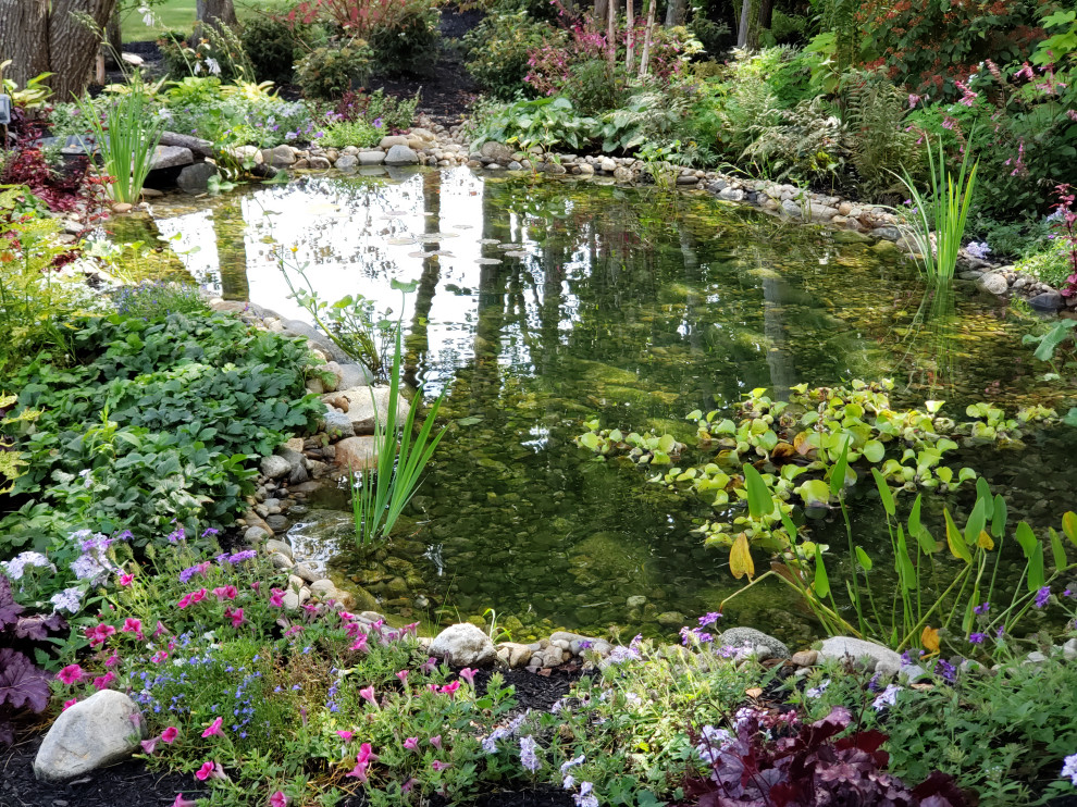 Pond and landscaping project - Landscape - Portland Maine ...