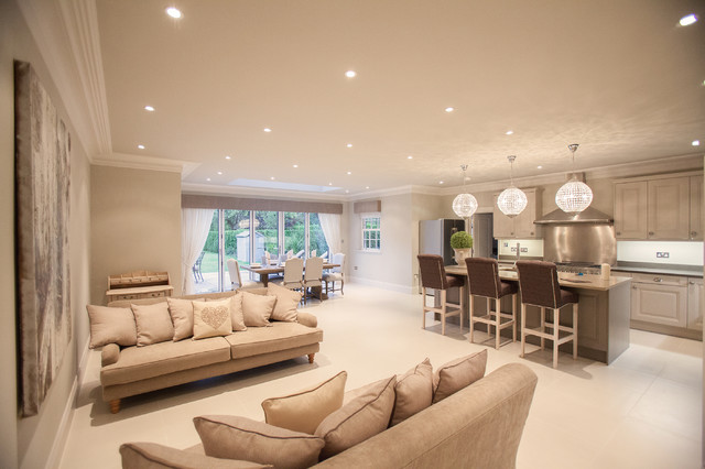 New build house Sunningdale, Berkshire traditional-living-room