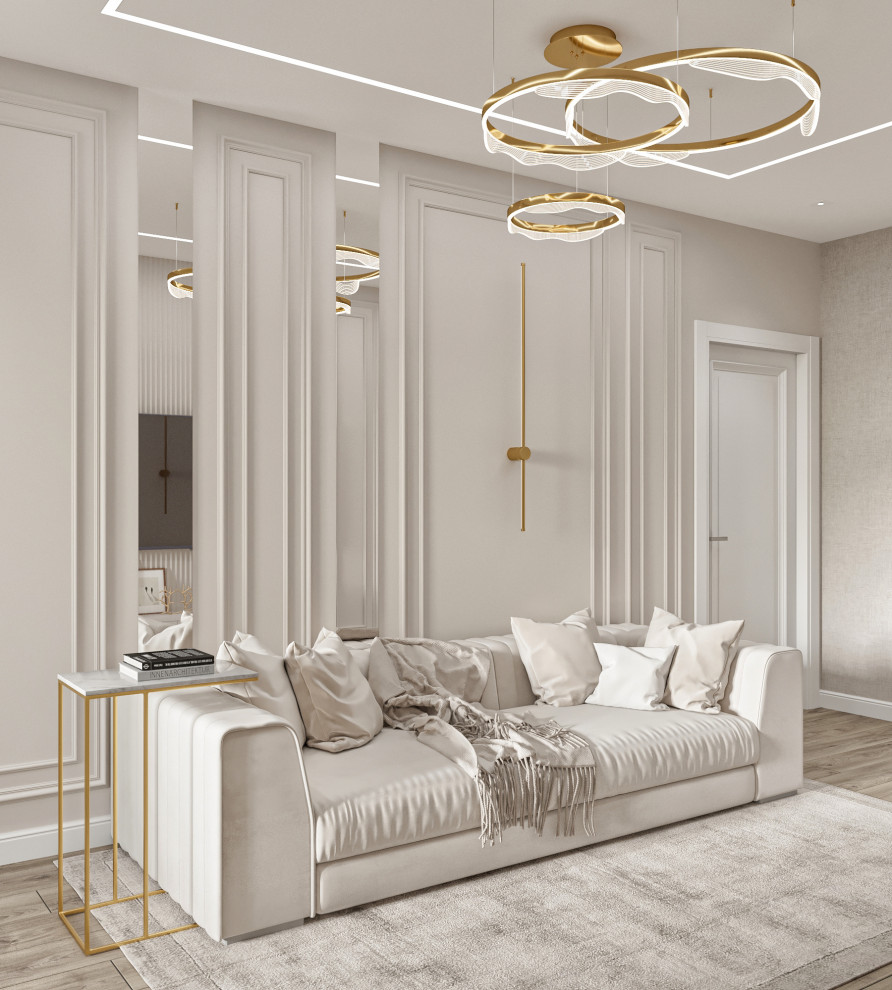 Дизайн квартиры в стиле неоклассика. ЖК Павловского