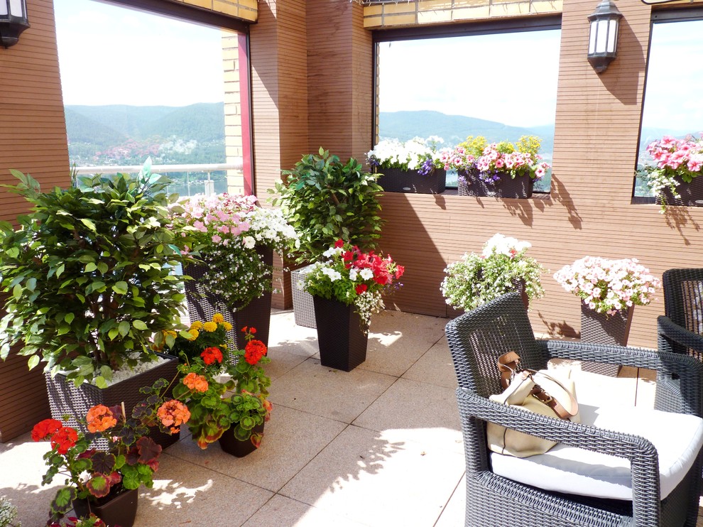 Терраса со средиземноморским характером