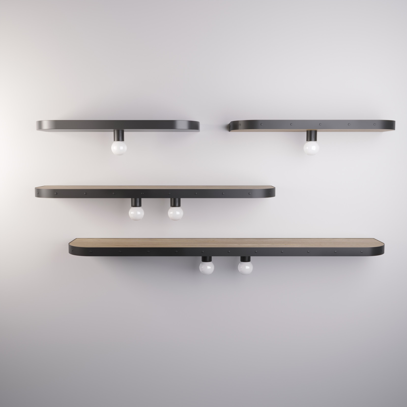 Полка-светильник БОБО