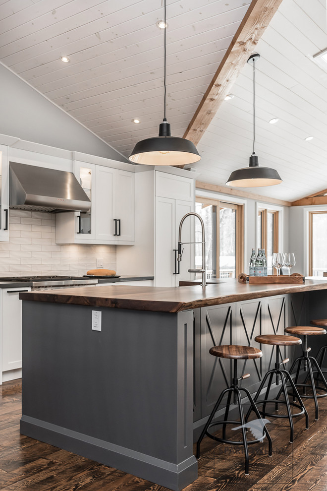 Kitchen - transitional kitchen idea in Toronto