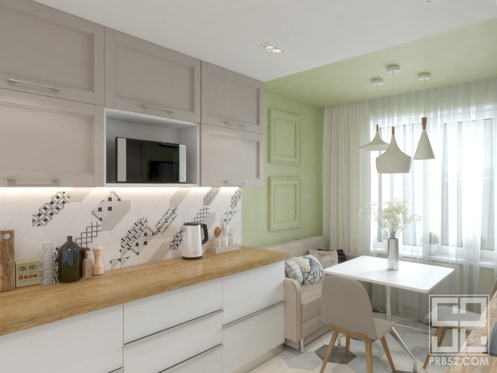 Проект интерьера квартиры в ЖК "Каскад"