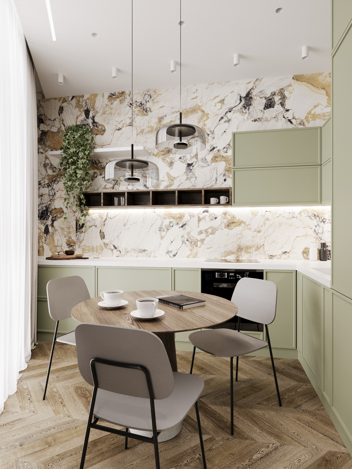 Квартира 40м2 в современном стиле