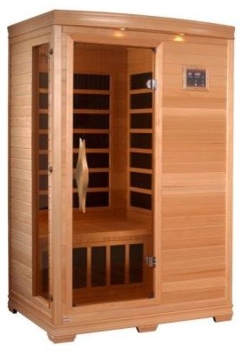 Far-Infrared Carbon Sauna With Chromotherapy, 2-Person