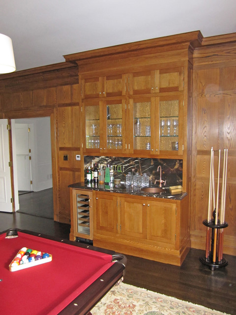 Renovations to a Grand Chappaqua Estate traditional-games-room