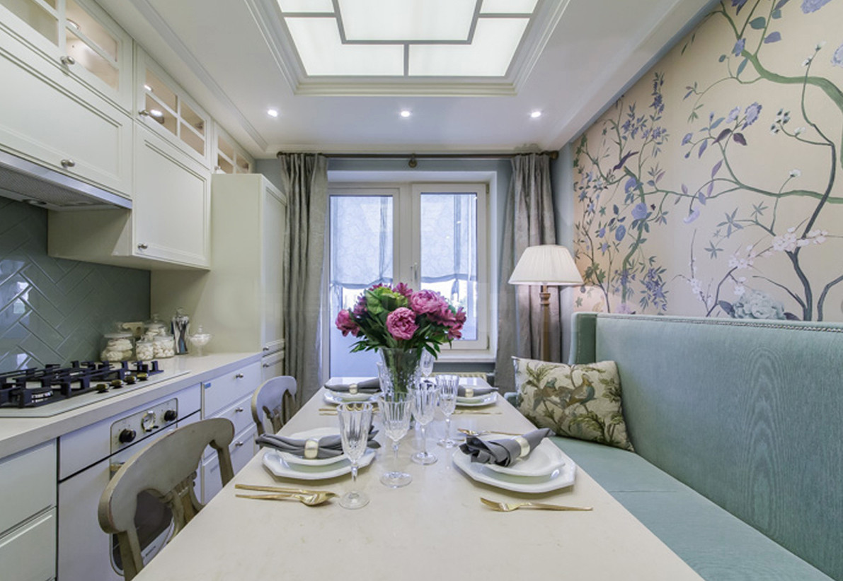 КУХНЯ С ОКНОМ В НЕБО для программы "КВАРТИРНЫЙ ВОПРОС"