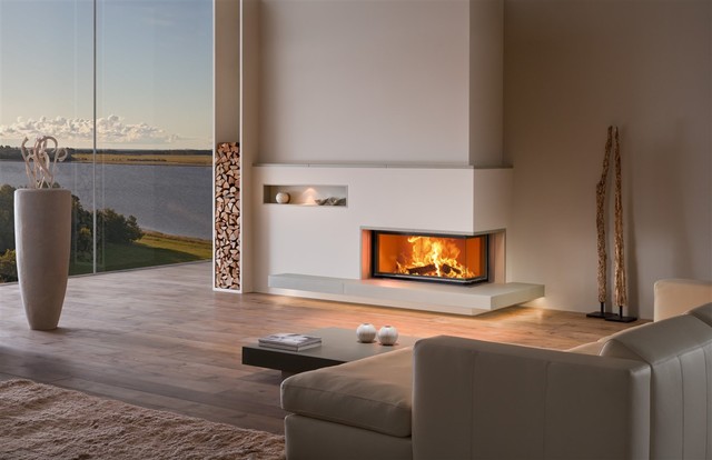 Kamine - modern contemporary-living-room