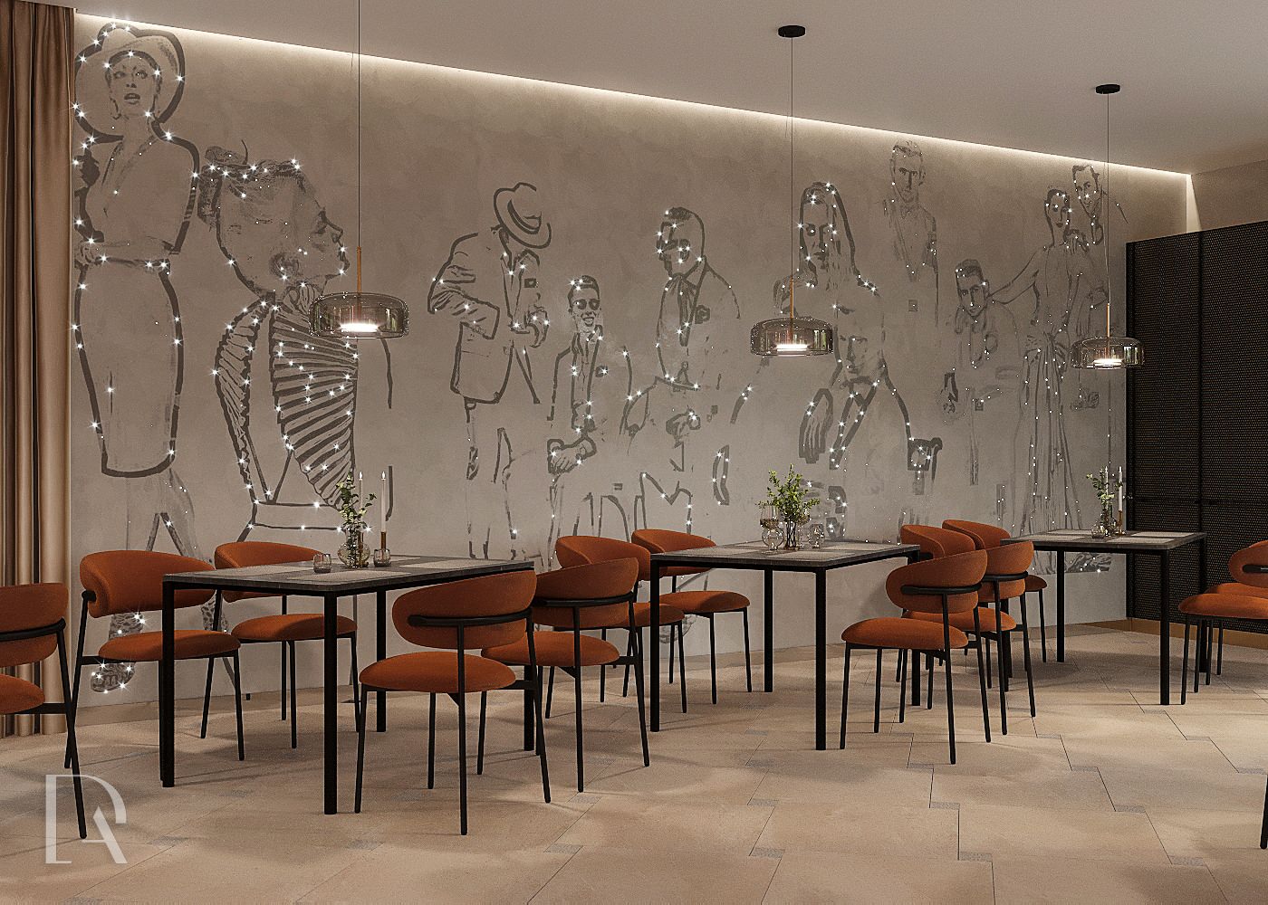 Основной зал 87,8 м2