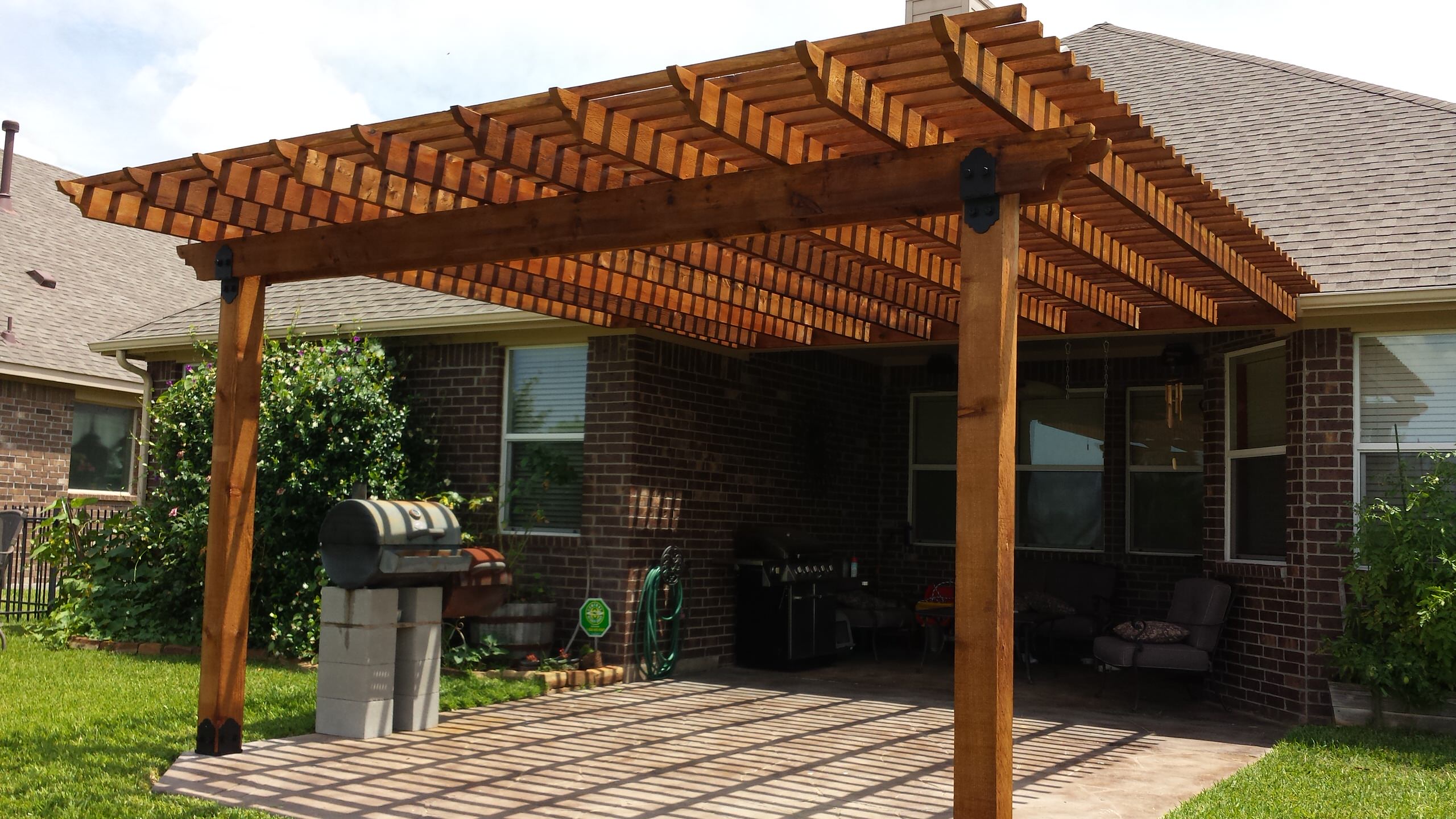 Pergola Attached To House - Photos & Ideas | Houzz