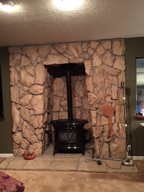 lava rocks for fireplace