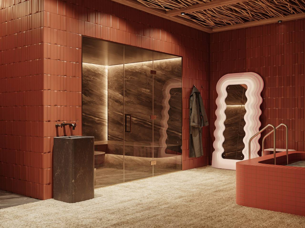 Glass House - glass in house