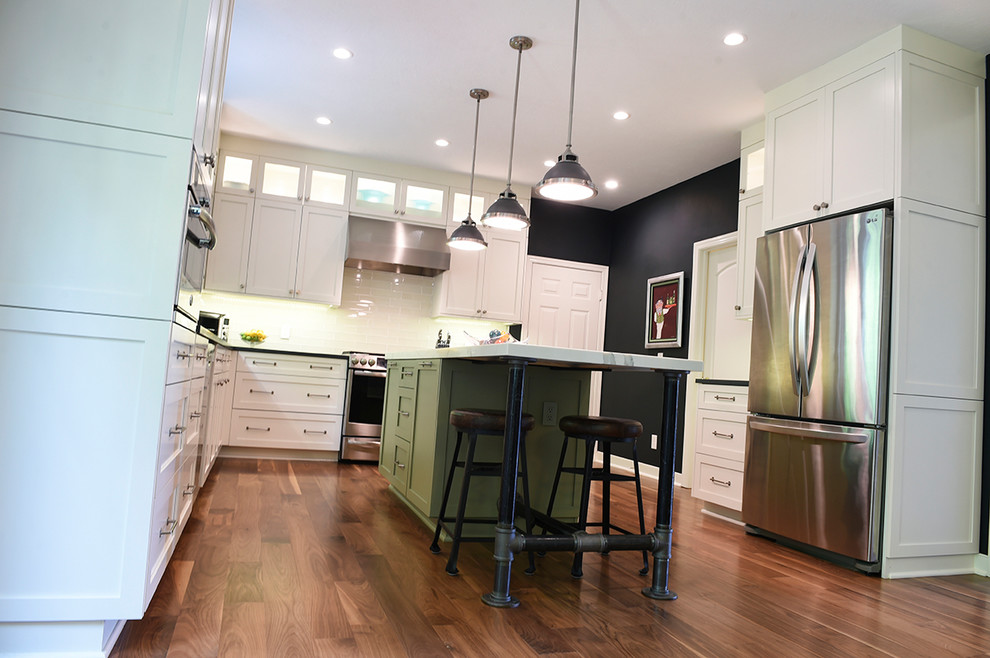 Home design - transitional home design idea in Cleveland