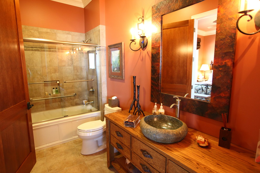 Bathroom - rustic bathroom idea