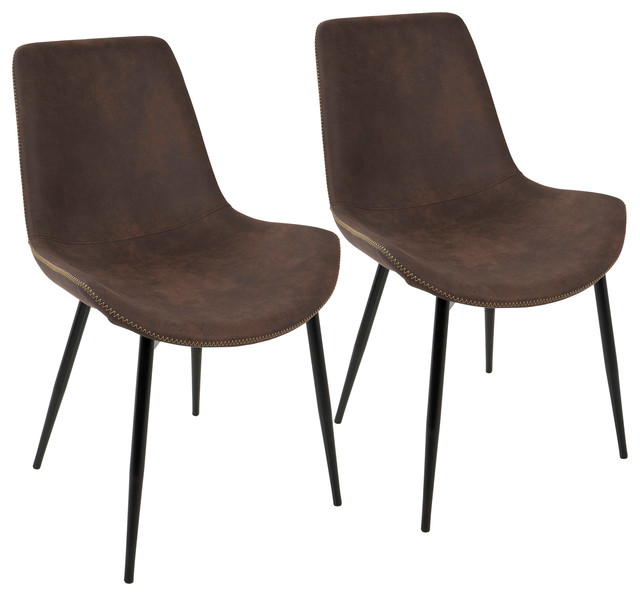 Duke Chairs Set Of 2 Black Espresso Midcentury Dining Duke Chairs Set Of 2 Black Espresso Midcentury Dining By Hedgeapple
