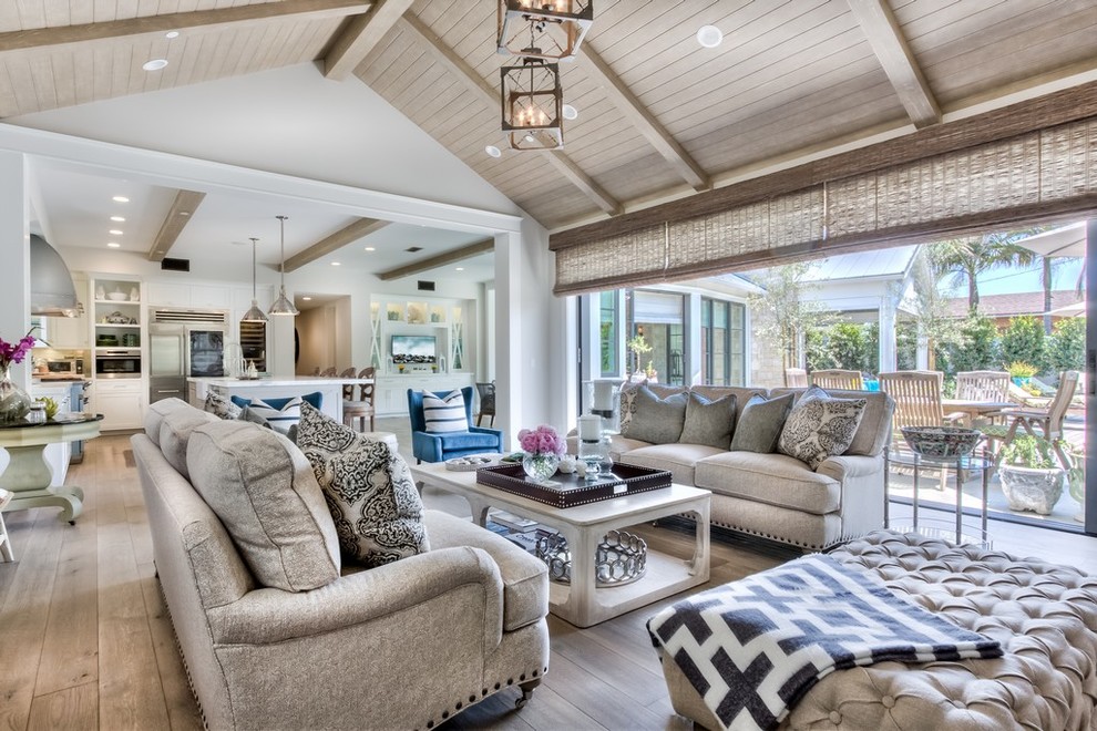 Country living room in Orange County.