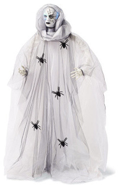 Life-size Spider Lady Poseable Halloween Figure - Halloween Decorations and Deco