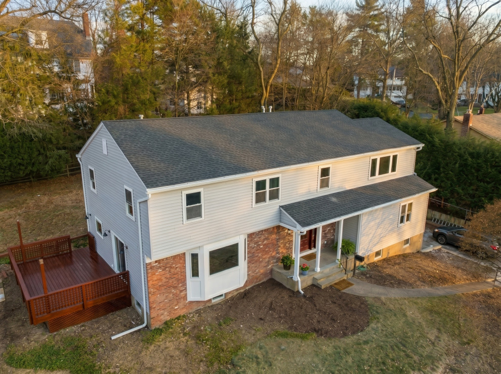 Two-Story Addition with Covered Front Entry