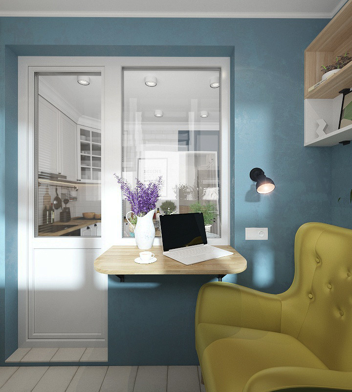 Квартира на Осташковском проезде  в скандинавском стиле