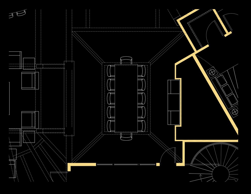 Example of a trendy home design design in Jackson