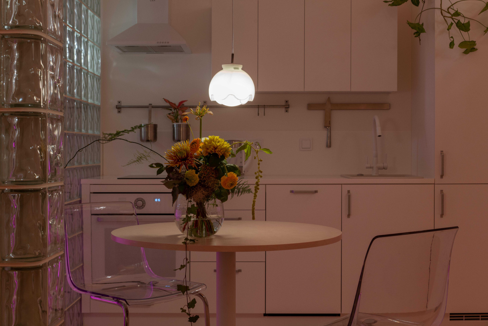 Квартира с стеклоблоками