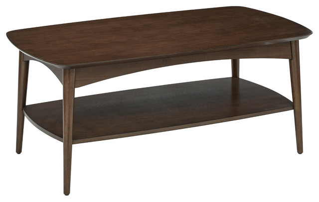 Copenhagen Coffee Table In Walnut Finish Midcentury Copenhagen Coffee Table In Walnut Finish