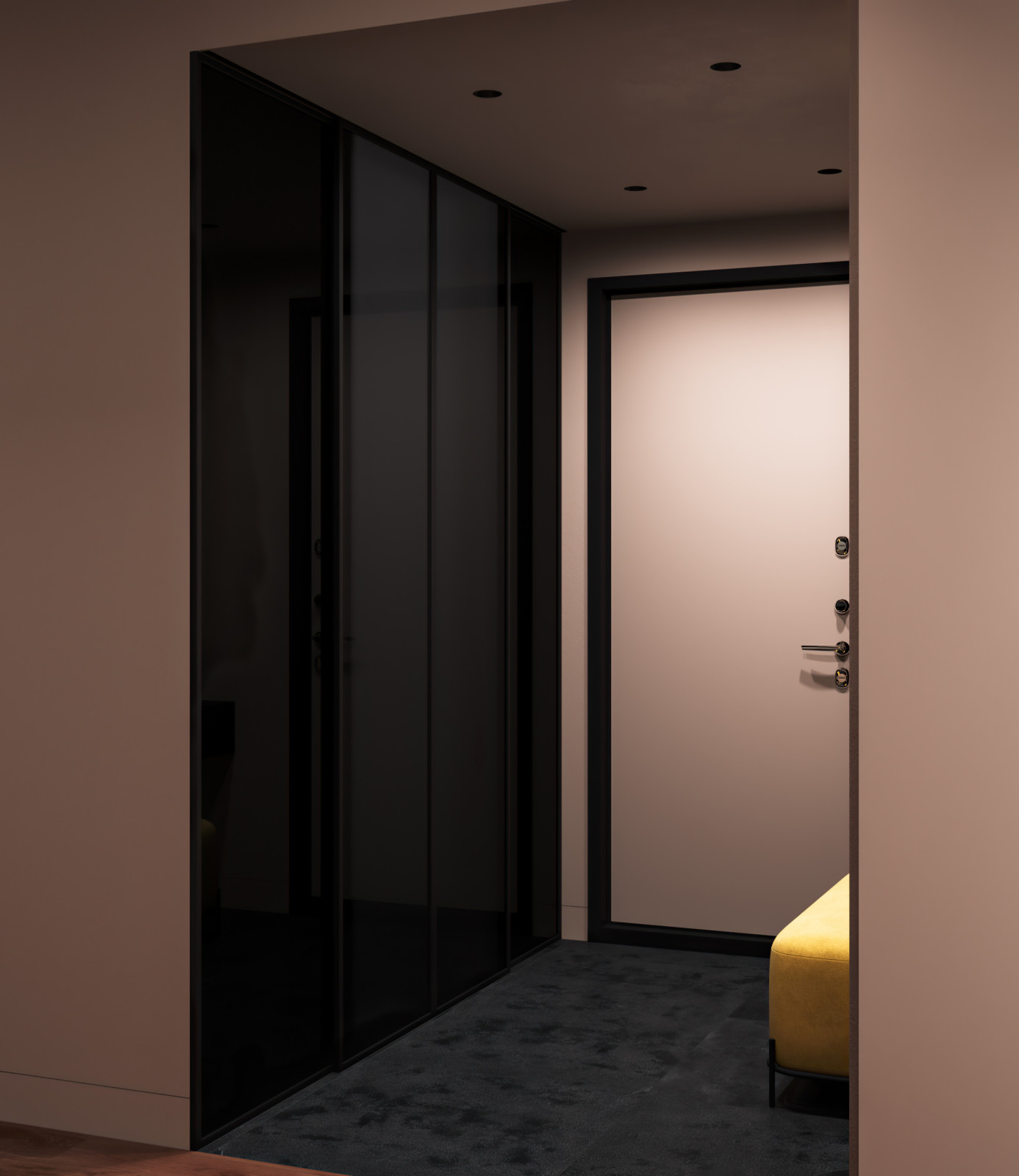 Шоколадно-кофейная квартира для семьи с ребенком в ЖК 1147