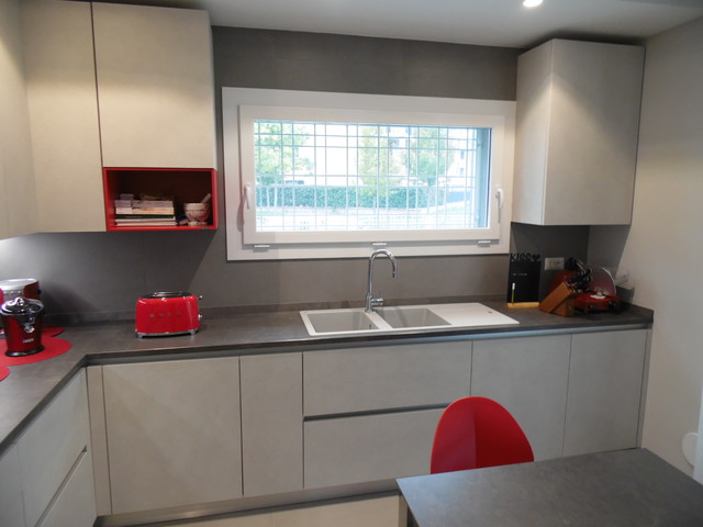 Villa D.A contemporaneo-cocina