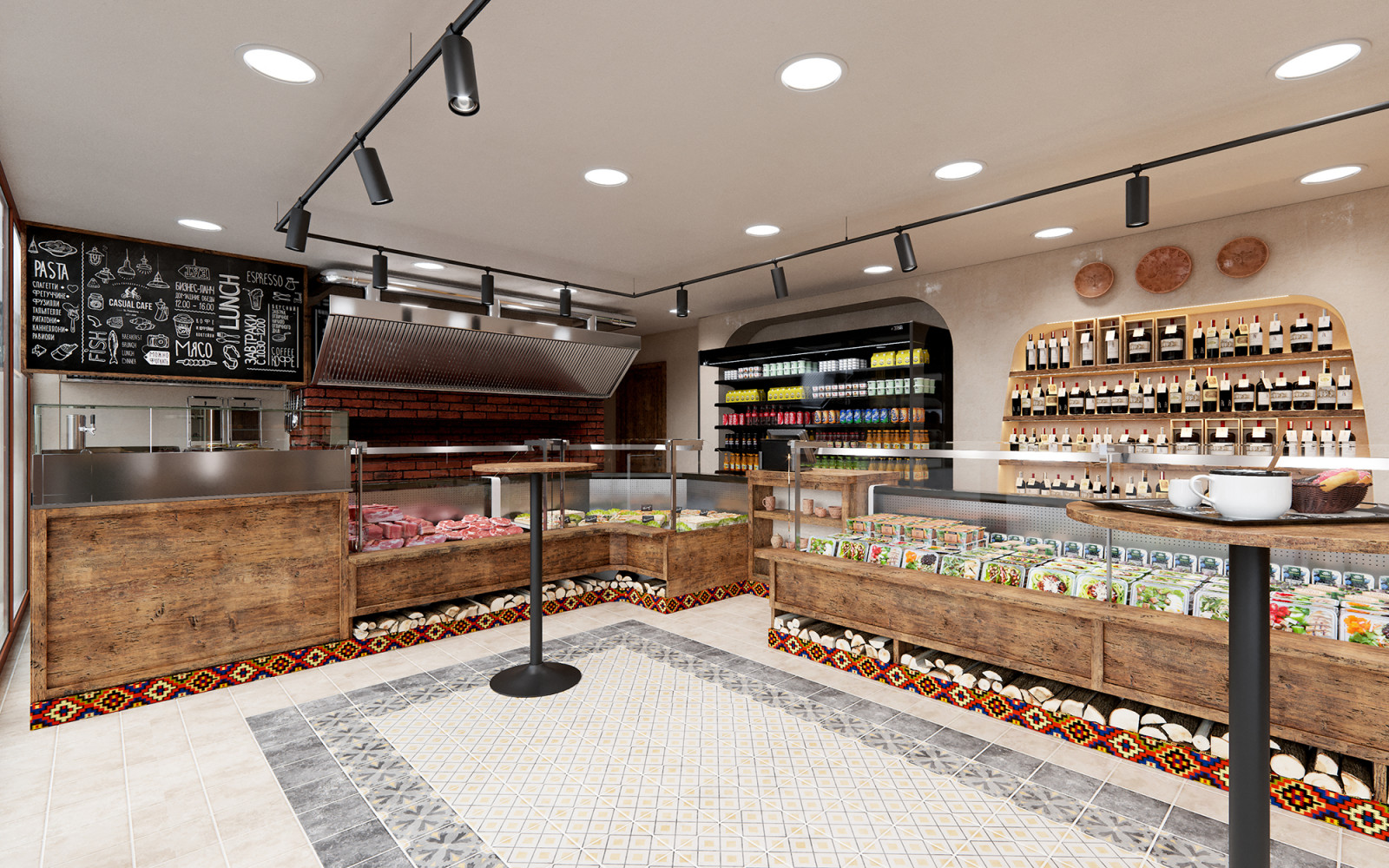 Дизайн интерьера кулинарии