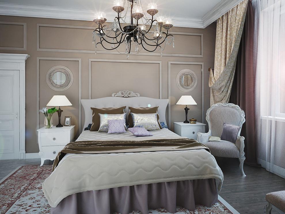 Дом для дружной семьи с тремя детьми в классическом стиле.