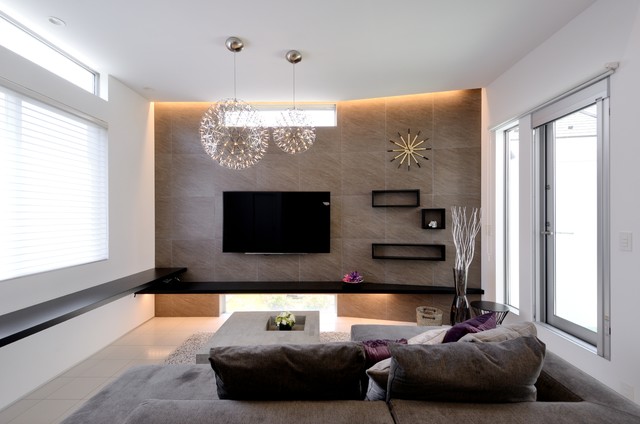 アトリウム atrium modern-living-room