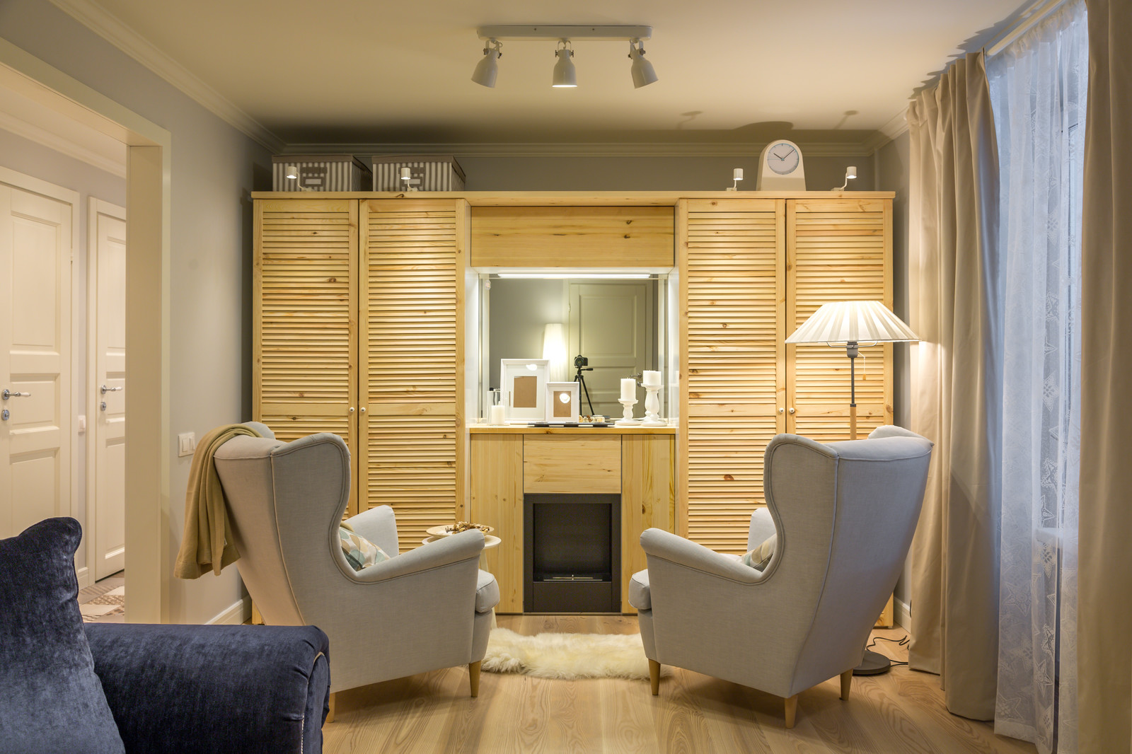 Трехкомнатная квартира в скандинавском стиле.