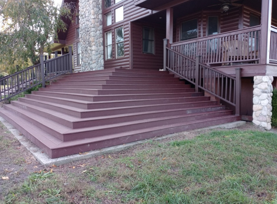 Back Porch and Stair Build