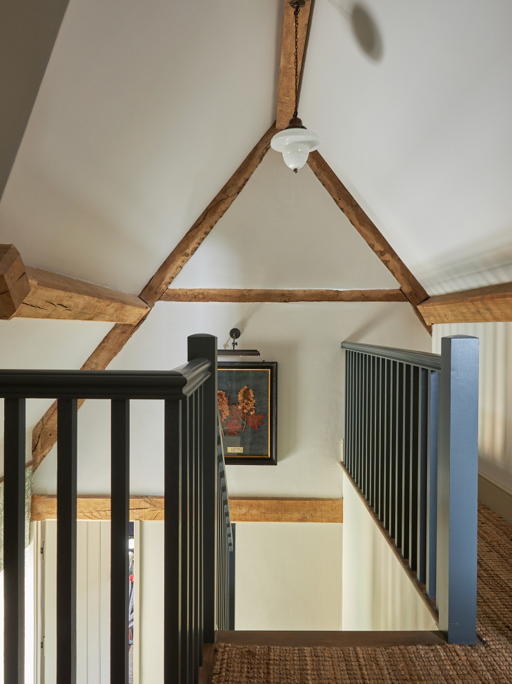 Photo of a farmhouse staircase in Oxfordshire.