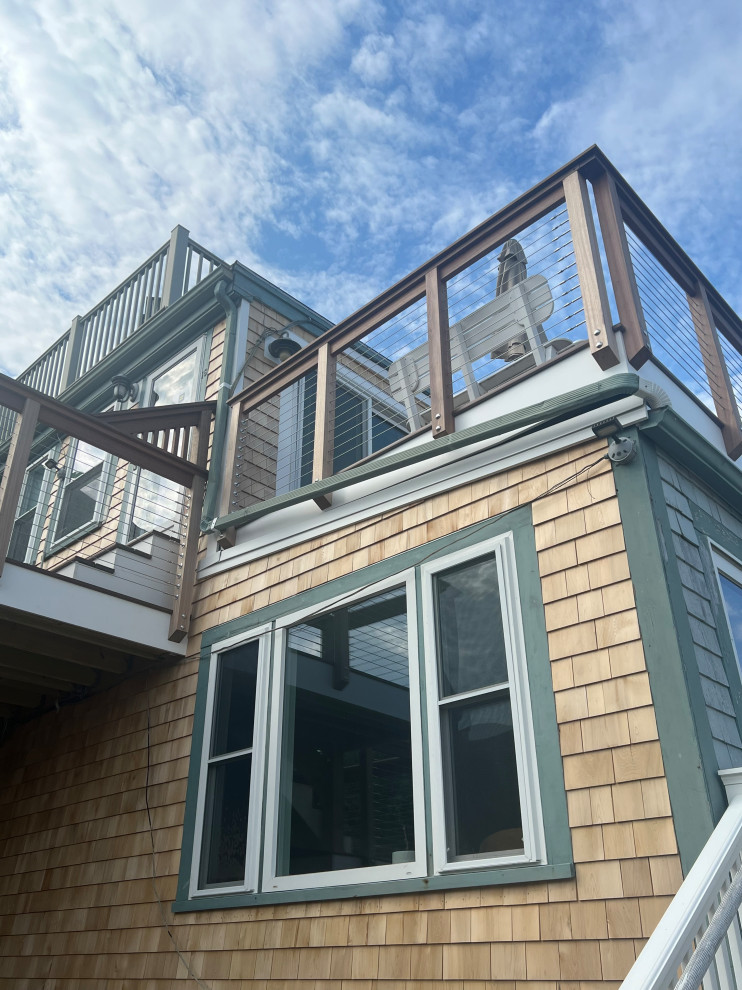 Provincetown Commerical Deck Project (3 stories, Juliett deck,roof deck)
