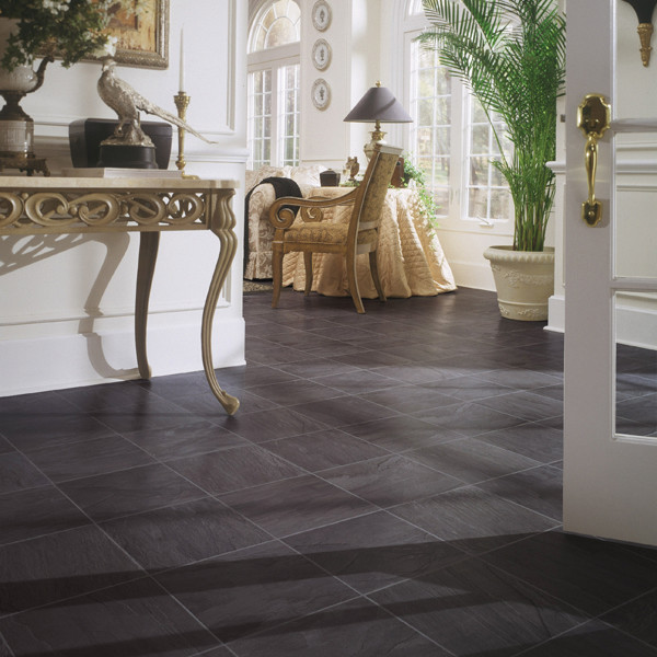 Black Slate Laminate Floor, Pergo Charcoal Slate Laminate Flooring
