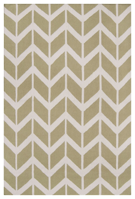 Surya Fallon FAL-1052 5'x8' Winter White, Light Lime Rug