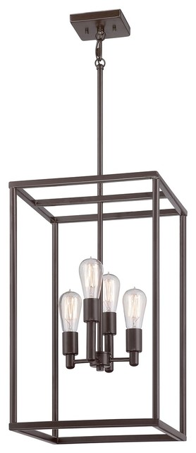 Western Bronze 4-Light
Cage Pendant