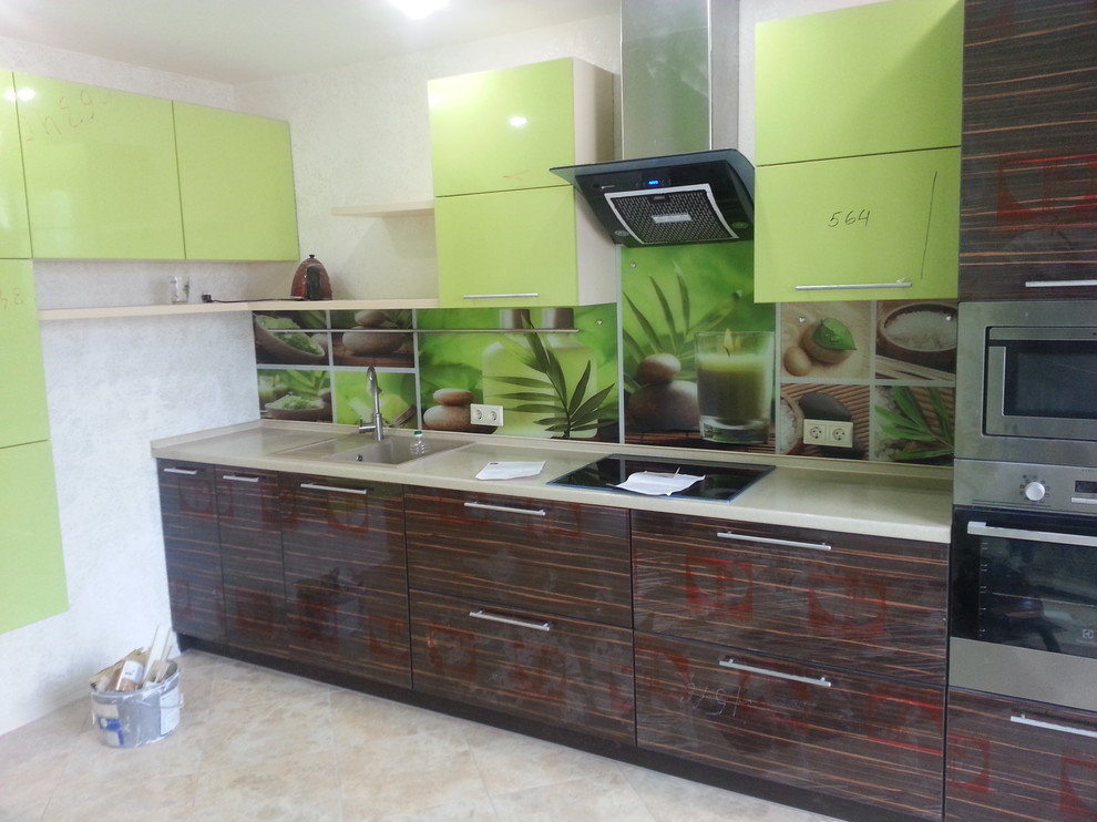 Кухонный фартук из закаленного стекла с фотопечатью "Да Хун Пао"