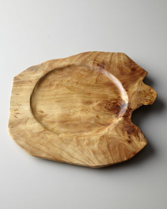 Root Wood Charger Plate
