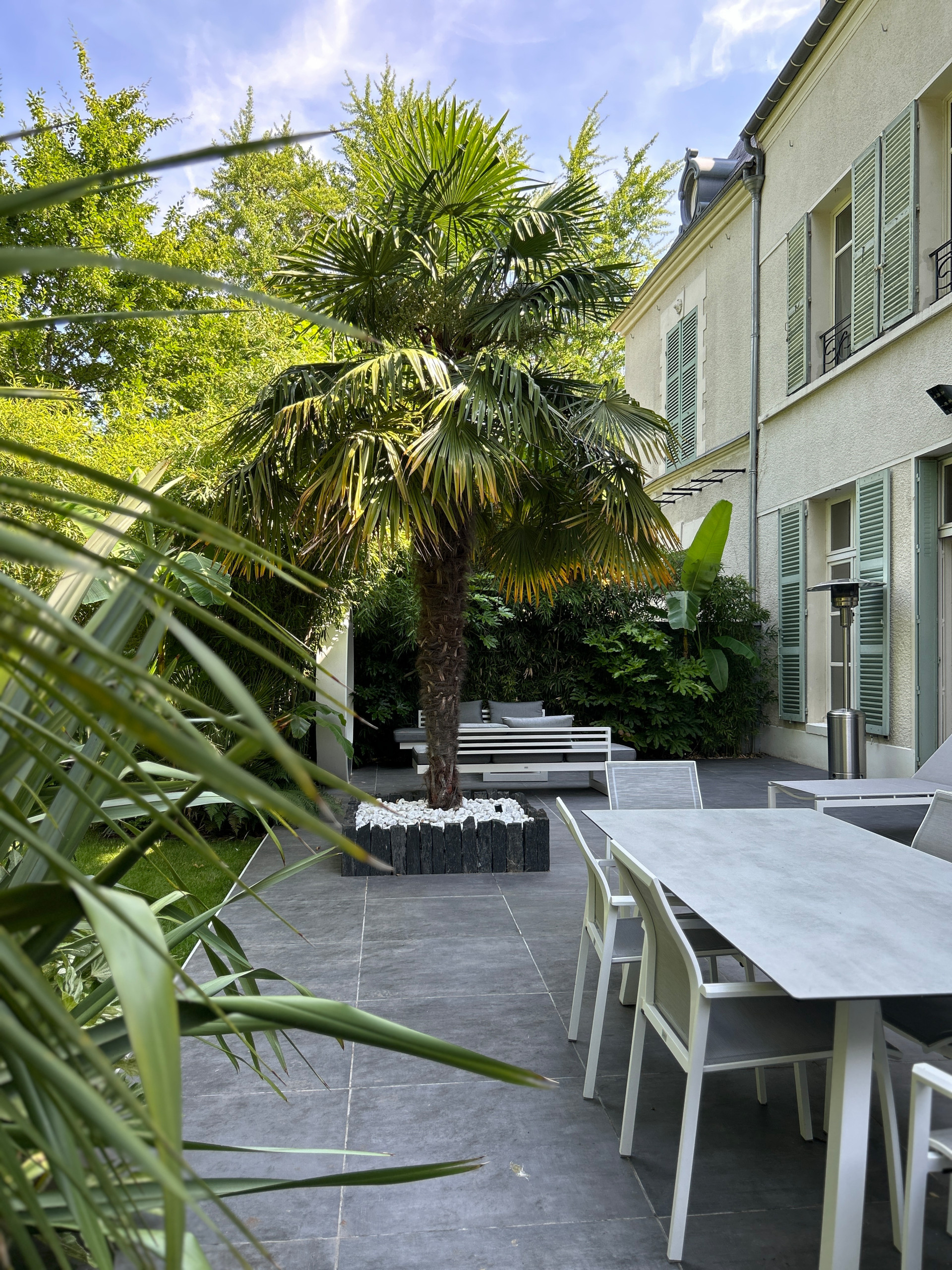 Réalisation d'un jardin tropical