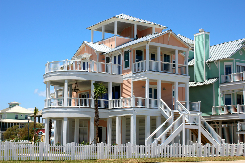 Beach HouseExterior Beach Style Exterior Houston