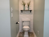 Contemporary Powder Room by Medina Exteriors & Remodeling