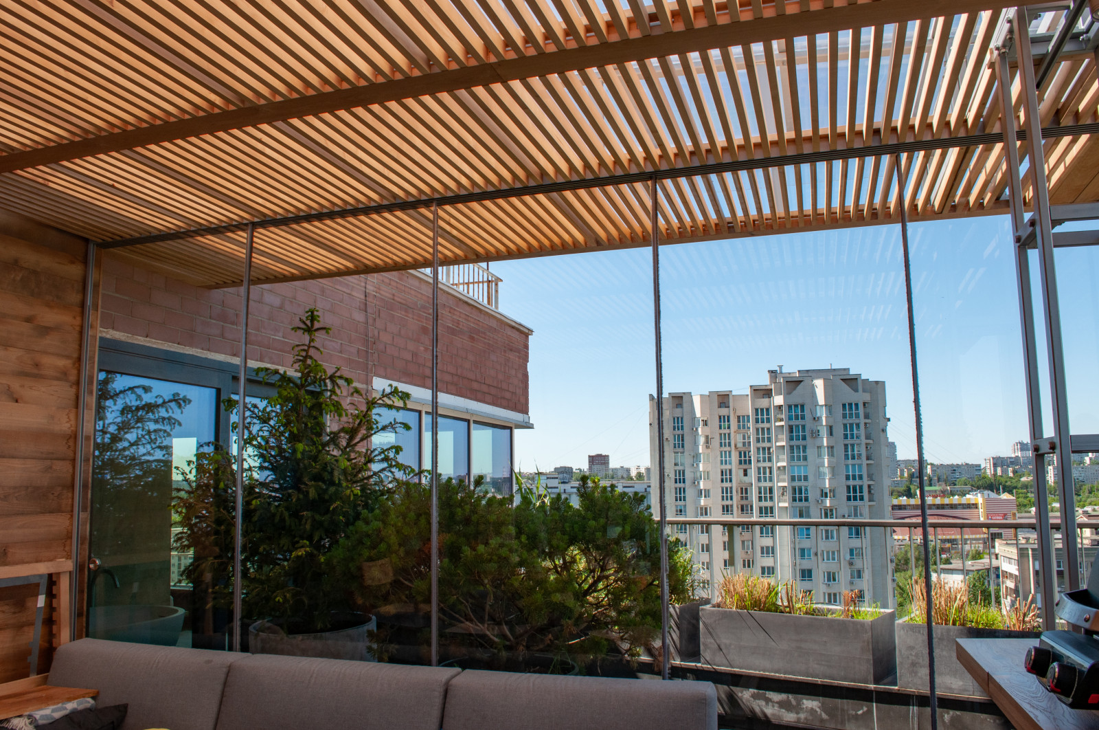 Терраса с видом на Волгу