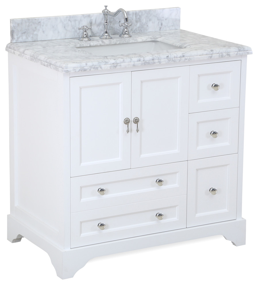 Madison 36" Bathroom Vanity Transitional Bathroom Vanities And Sink Consoles by Kitchen