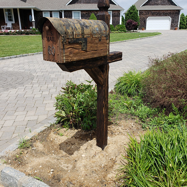Rustic, country style mailboxes