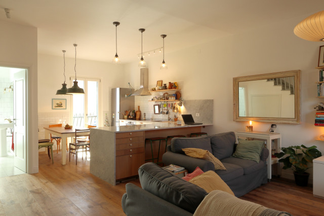 Casa Arbib modern-vardagsrum