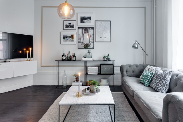 Vardagsrum scandinave-salon